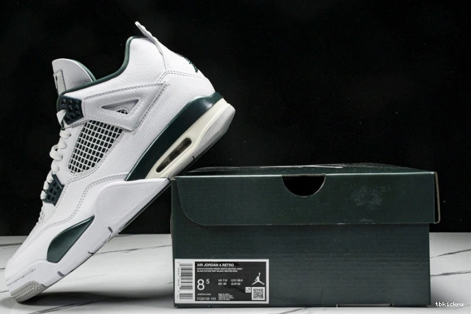 Cheap TBK FQ8138-103 Green Air Jordan 4 Oxidized 0810